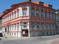 Nátěr fasády ul. Skuherského, České Budějovice.